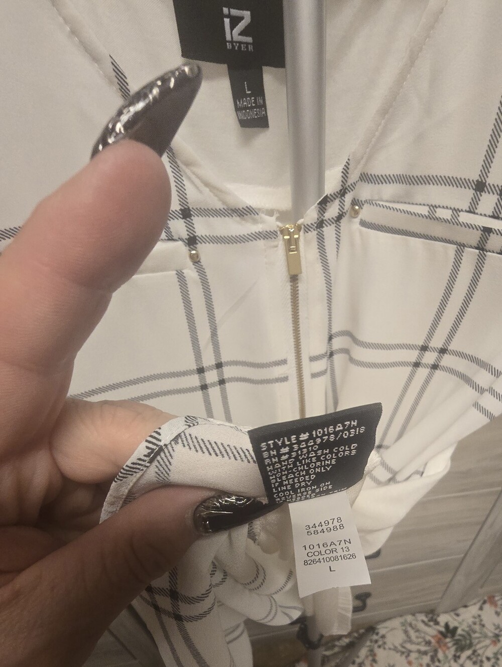 Iz Byer Dress Blouse